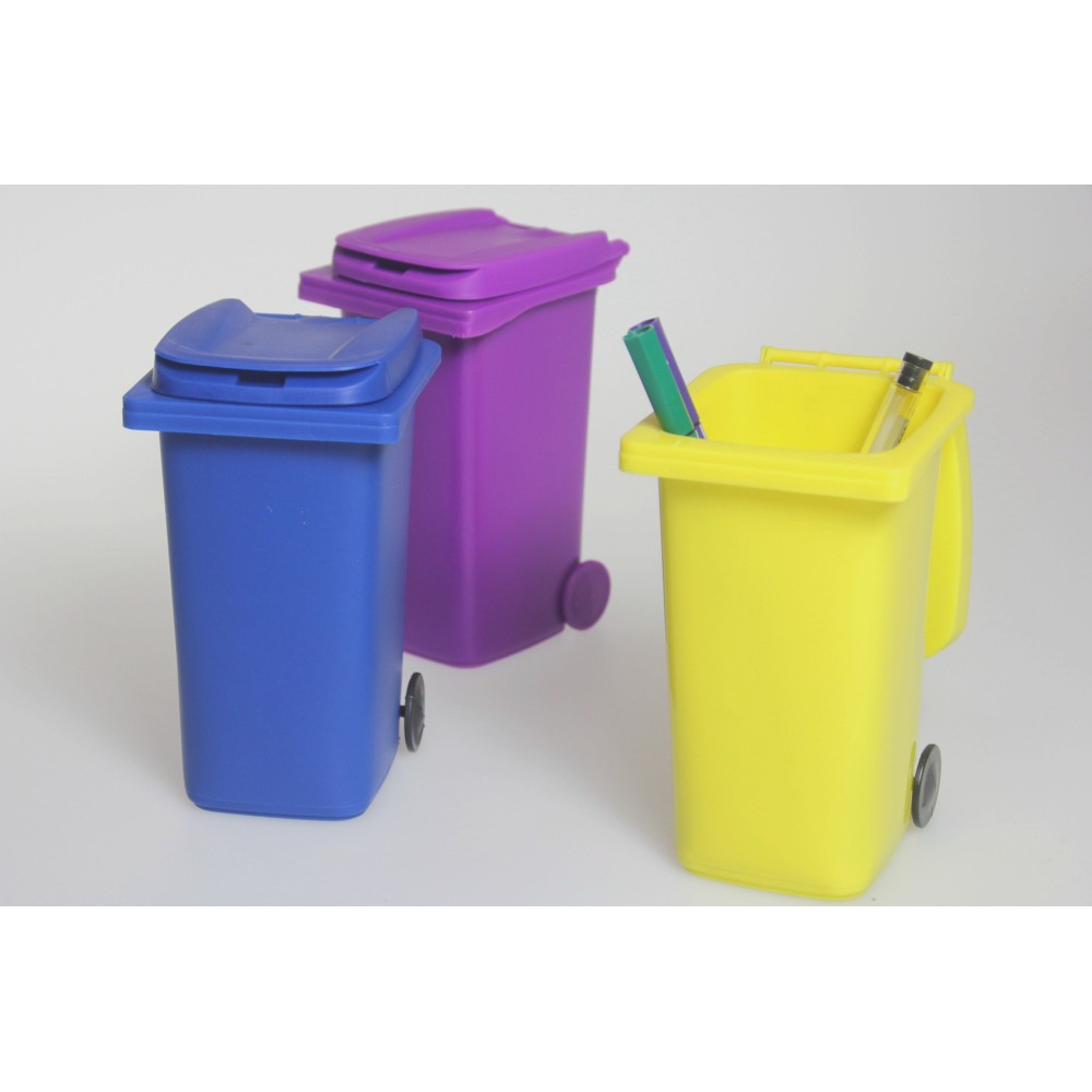 Trash Can Pen Holder