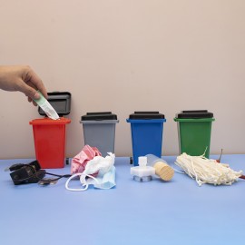 Trash Can Pen Holder