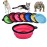 Silicone Collapsible Pet Bowl With Carabiner