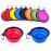 Silicone Collapsible Pet Bowl With Carabiner