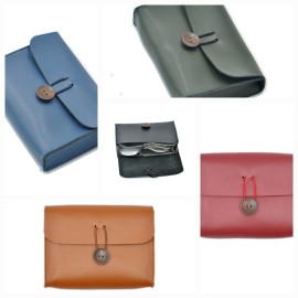 genuine leather charger storage bag