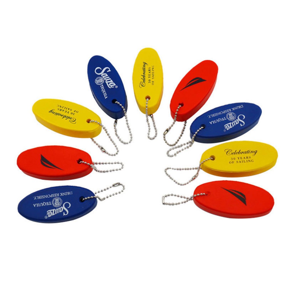 Floating Boating Key Chain