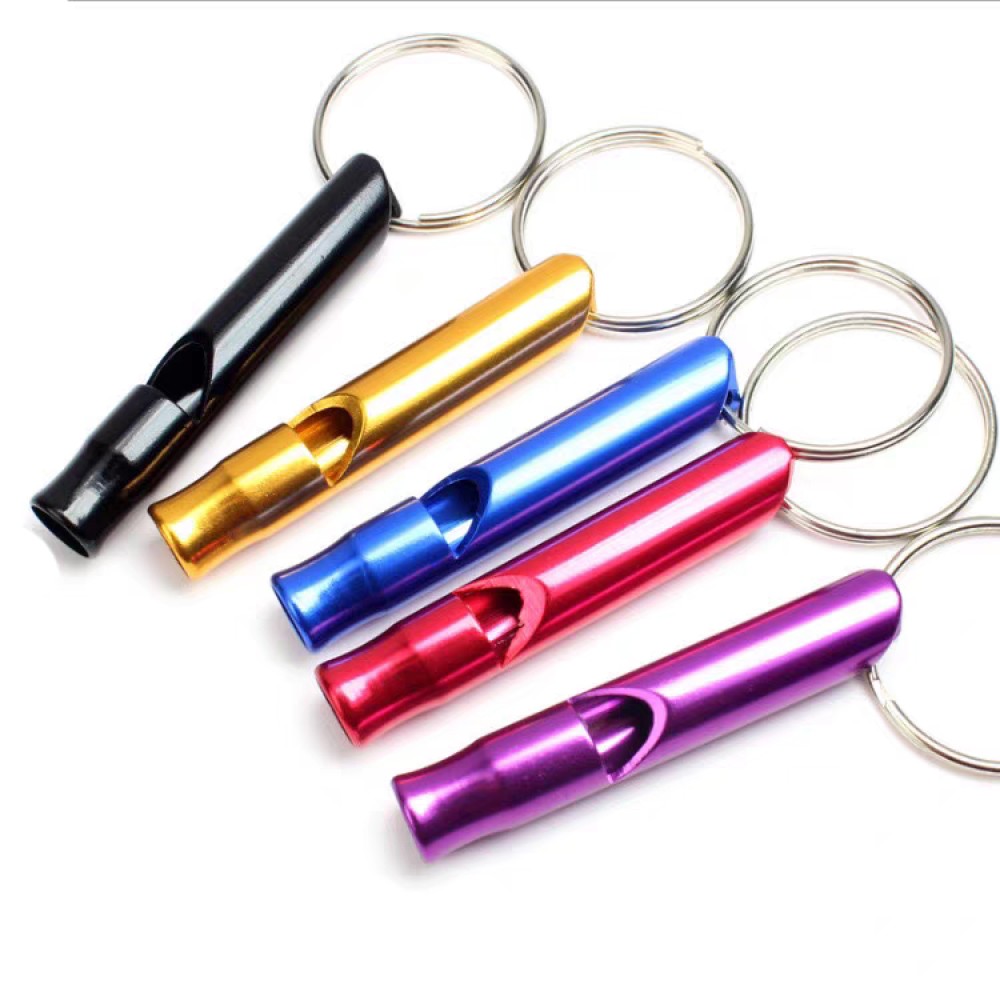 Aluminum Whistle Keychain
