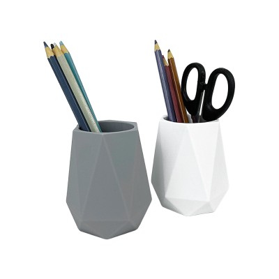 Silicone pen container