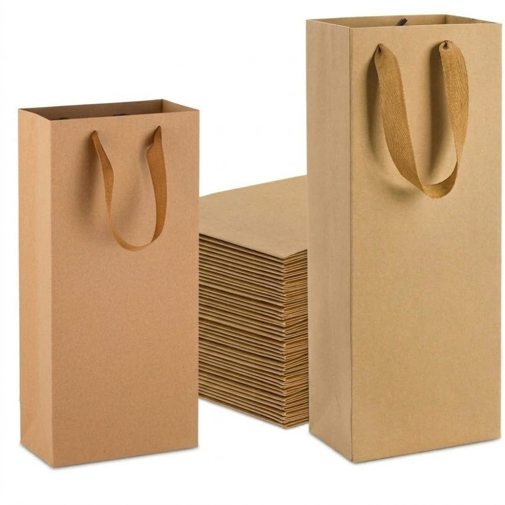 2-Bottle Wine Paper Bag
