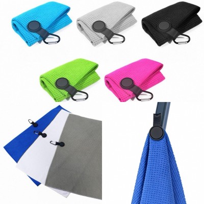 Microfiber Golf Towels with Magnetic Hook – 15.7" x 23.6"