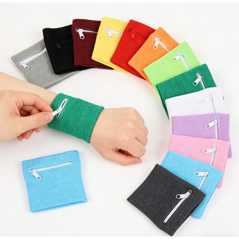 Zippered Sports Wrist Pouch
